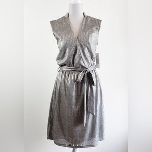 Bishop & Young Silver Mini Dress